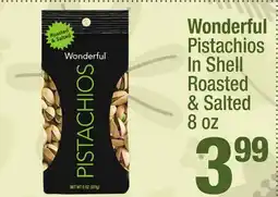 Super King Markets Wonderful Pistachios In Shell Roasted & Salted offer