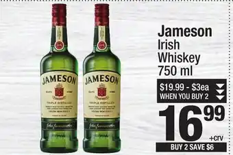 Super King Markets Jameson Irish Whiskey offer