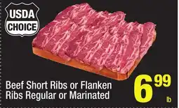 Super King Markets Beef Short Ribs or Flanken Ribs Regular or Marinated offer