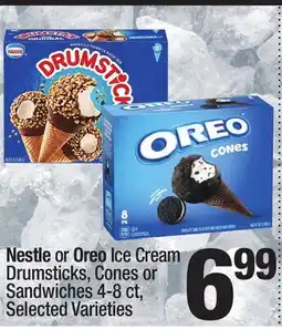 Super King Markets Nestle or Oreo Ice Cream Drumsticks, Cones or Sandwiches offer
