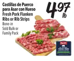 El Super Fresh Fresh Pork Flanken Ribs or Rib Strips Bone offer