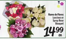 El Super Fresh Luscious or Spray Rose Bouquet offer