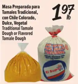 El Super Fresh Traditional Tamale Dough or Flavored Tamale Dough offer