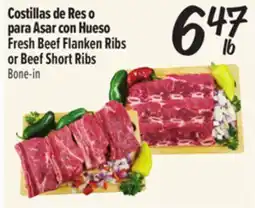 El Super Fresh Fresh Beef Flanken Ribs or Beef Short Ribs offer
