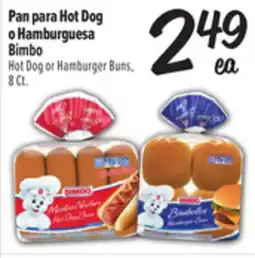 El Super Fresh Bimbo Hot Dog or Hamburger Buns offer