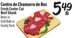 El Super Fresh Fresh Center Cut Beef Shank Bone-in offer