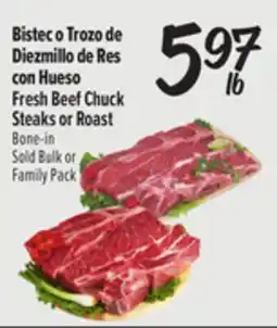 El Super Fresh Fresh Beef Chuck Steaks or Roast Bone-in offer