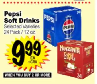 Superior Grocers Pepsi Soft Drinks offer