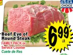 Superior Grocers Beef Eye of Round Steak offer
