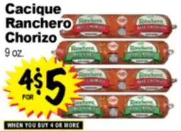 Superior Grocers Cacique Ranchero Chorizo offer