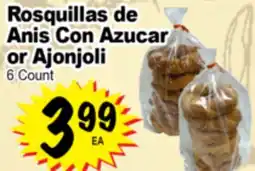 Superior Grocers Rosquillas de Anis Con Azucar or Ajonjoli offer