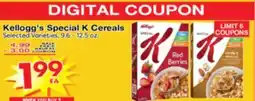 Superior Grocers Kellogg's Special K Cereals offer