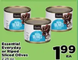 Superior Grocers Essential Everyday or Riped Sliced Olives offer