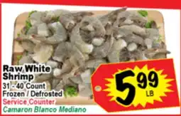 Superior Grocers Raw White Shrimp offer