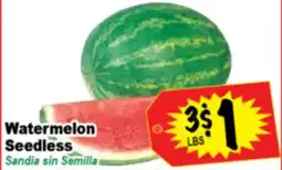 Superior Grocers Watermelon Seedless Seedless Sandia sin Semilla offer