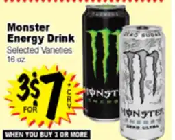 Superior Grocers Monster Energy Drink offer