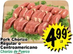 Superior Grocers Pork Chorizo Regular o Centroamericano offer