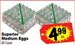 Superior Grocers Superior Medium Eggs offer