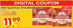Superior Grocers V & V Supremao Shredded Cheese offer
