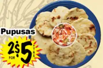 Superior Grocers Pupusas offer