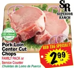 Superior Grocers Pork Loin Center Cut Chops offer