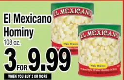 Superior Grocers El Mexicano Hominy offer