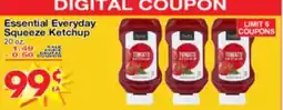 Superior Grocers Essential Everyday Squeeze Ketchup offer