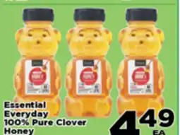 Superior Grocers Essential Everyday 100% Pure Clover Honey offer