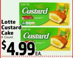 Superior Grocers Lotte Custard Cake offer