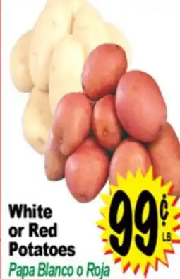 Superior Grocers White or Red Potatoes offer