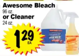 Superior Grocers Awesome Awesome Bleach 96 oz. 96 oz. or Cleaner or Cleaner 24 offer