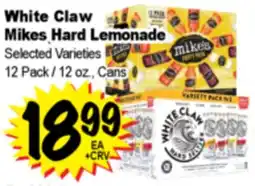 Superior Grocers White Claw Mikes Hard Lemonade offer