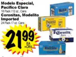 Superior Grocers Modelo Especial, Modelo Especial, Pacifico Clara Imported offer