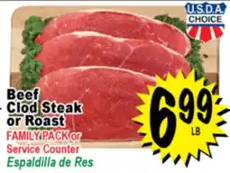 Superior Grocers Beef Clod Steak or Roast offer