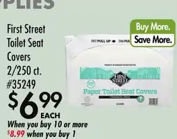 Smart & Final First Street Toilet Seat Covers offer