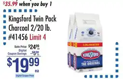 Smart & Final Kingsford Twin Pack Charcoal offer