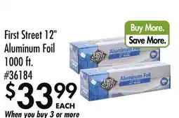 Smart & Final First Street 12 Aluminum Foil offer