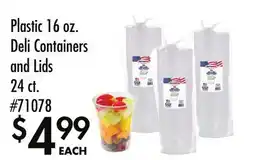 Smart & Final Plastic or Deli Containers and Lids offer