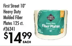 Smart & Final First Street 10 Heavy Duty Molded Fiber Plates offer