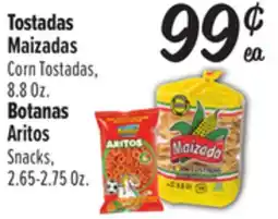 El Super Tostadas Corn Tostadas, Aritos Snacks offer