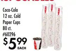 Smart & Final Coca-Cola or Cold Paper Cups offer