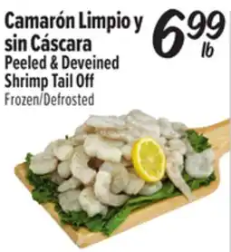 El Super Peeled & Deveined Shrimp Tail Off offer