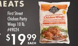 Smart & Final First Street Chicken Party Wings offer