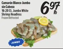 El Super 16-20 Ct. Jumbo White Shrimp Headless offer
