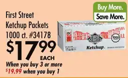 Smart & Final First Street Ketchup Packets offer