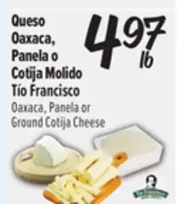 El Super Oaxaca, Panela or Ground Cotija Cheese offer