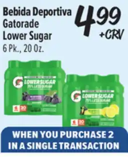 El Super Gatorade Lower Sugar offer