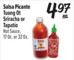 El Super Sriracha or Tapatío Hot Sauce offer