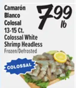 El Super 13-15 Ct. Colossal White Shrimp Headless offer