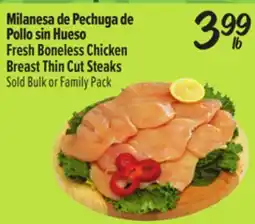 El Super Fresh Boneless Chicken Breast Thin Cut Steaks offer